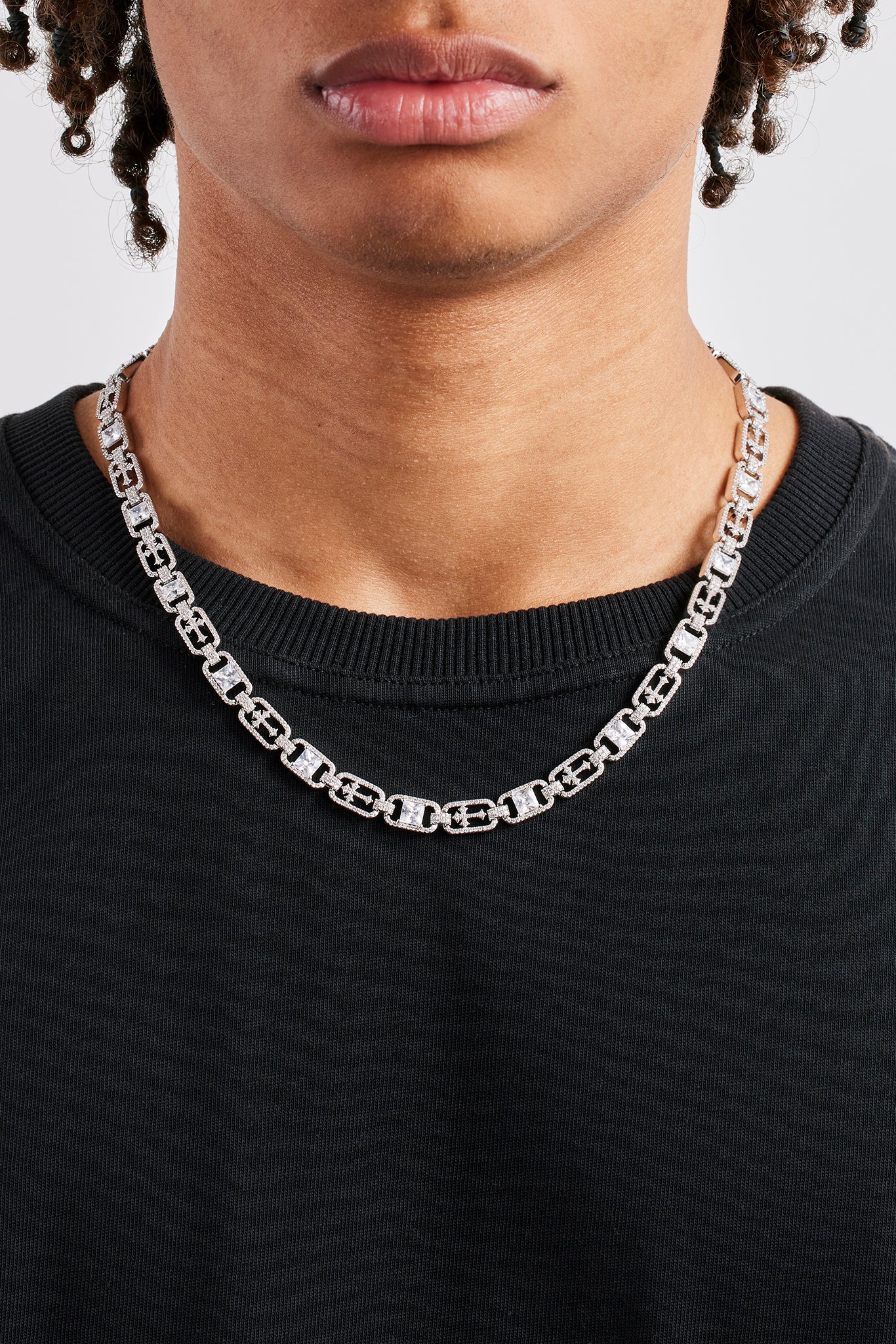 Eisstein- und Kreuzgliederkette – 8 mm