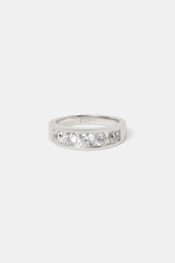 Iced Stone Polished Edge Ring - 6mm