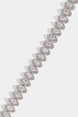 Marquise Tennis Bracelet - 8mm - White