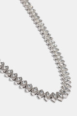 Marquise Tennis Chain - 8mm - White