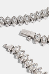 Marquise Tennis Chain - 8mm - White