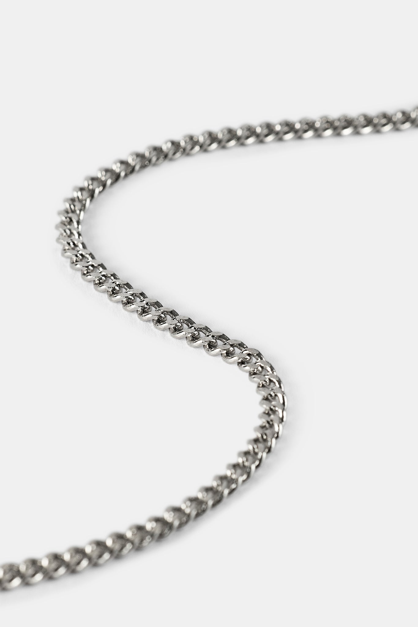 Micro Cuban Chain - 2.5mm - White