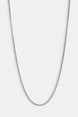 Micro Cuban Chain - 2.5mm - White