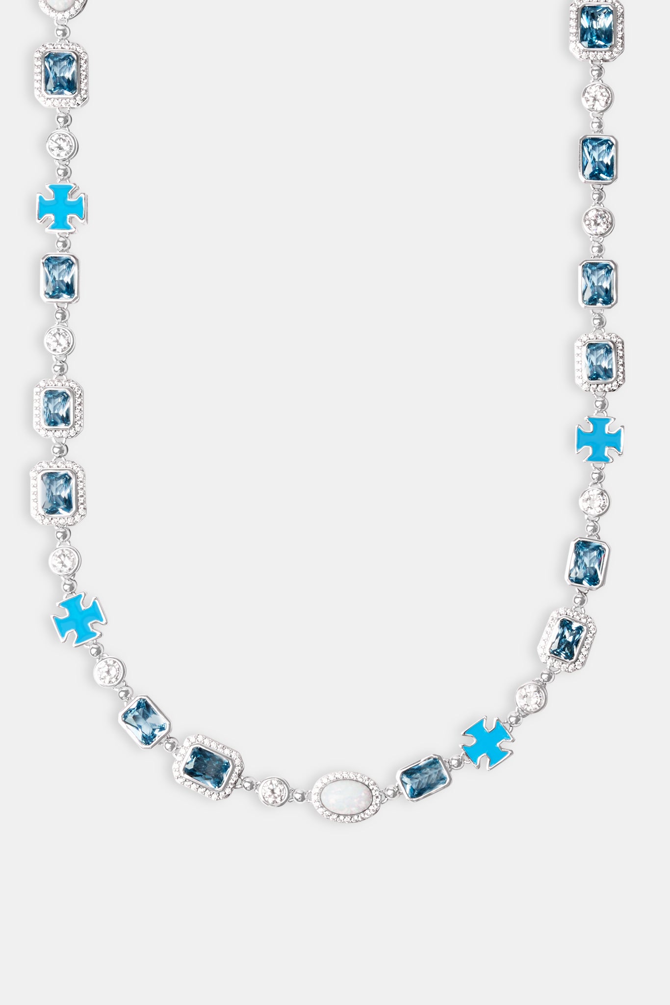 Blue Multi Gemstone Chain | Mens Chains | Shop Multi Gemstone Chains at ...