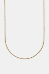 Micro Franco Chain - 1.5mm - Gold