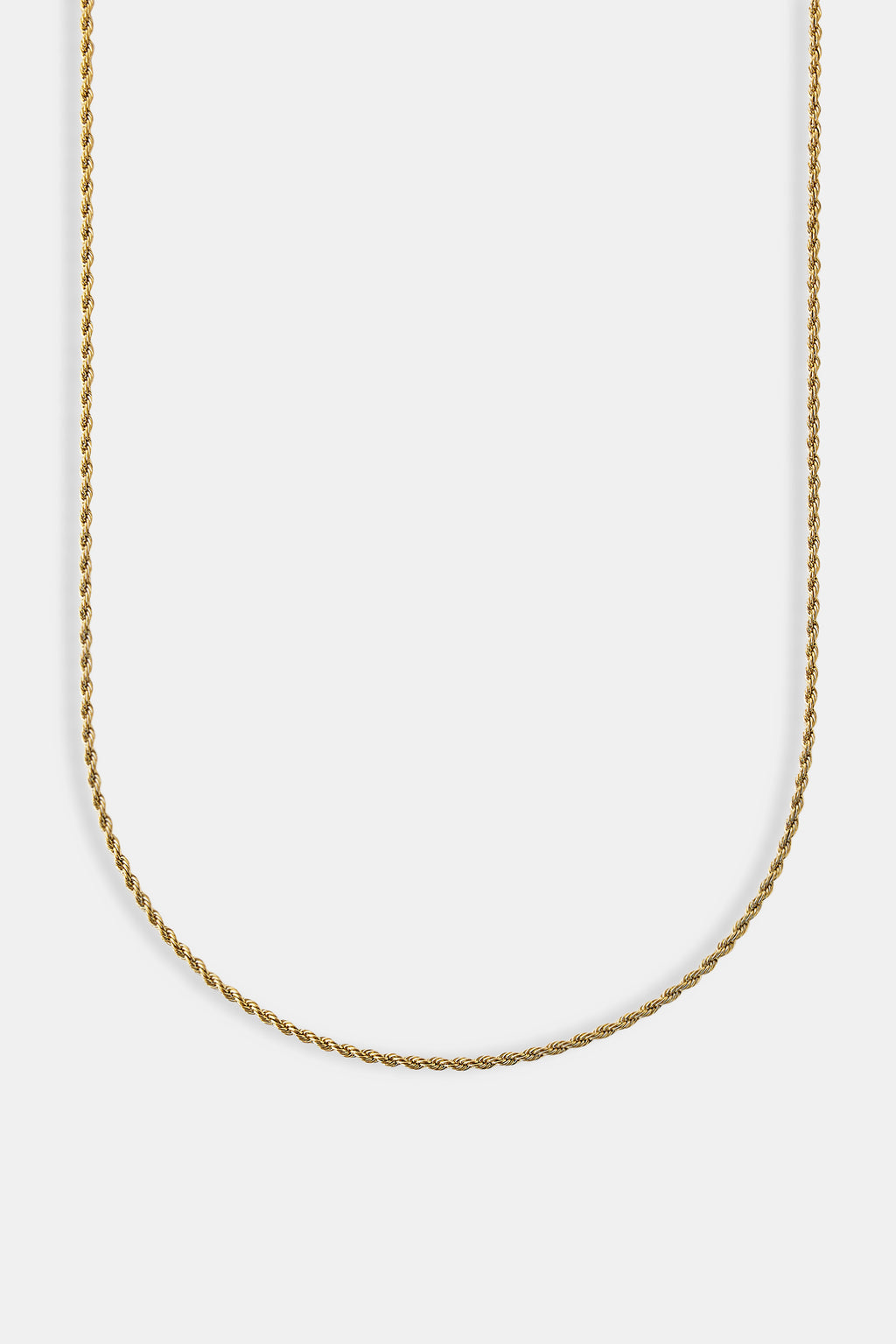 Minimal Rope Chain Micro Rope Chain - 1.5mm - Gold | Mens Chains | Shop Essential Chains ...