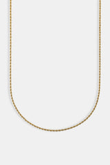 Micro Rope Chain - 1.5mm - Gold