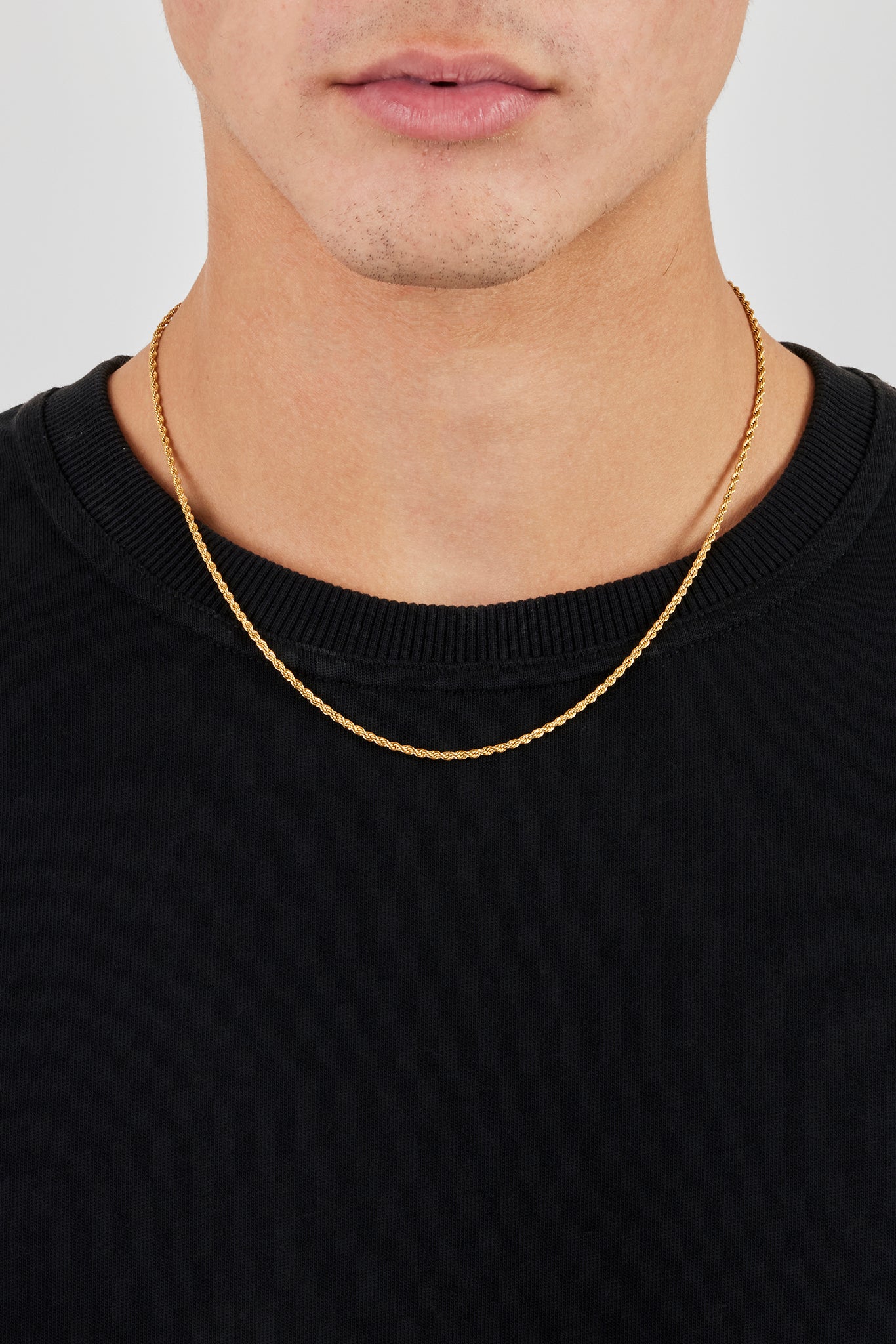 Mens Rope Chains | Mens Silver & Gold Rope Chain – Cernucci