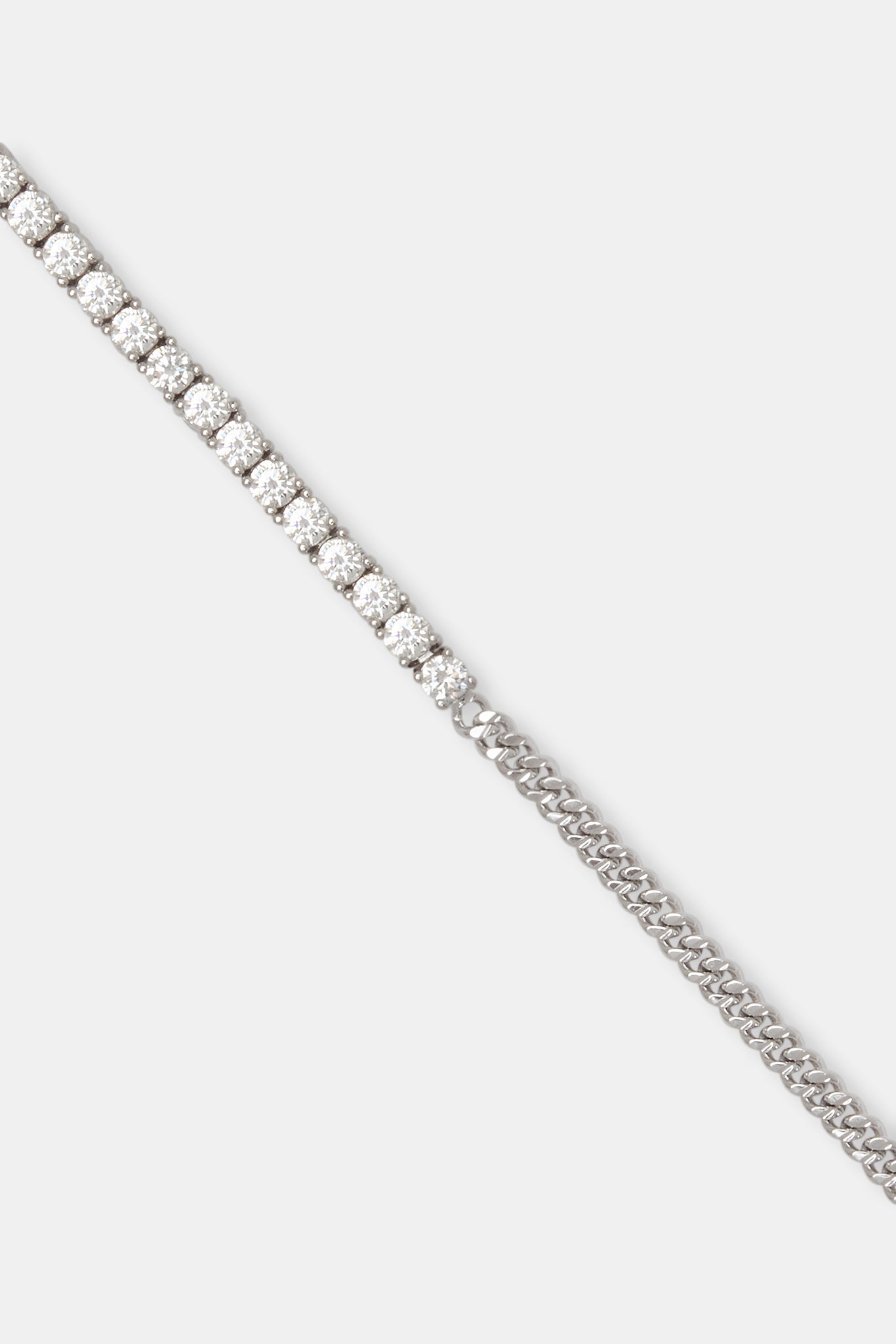 Mikro-kubanisches Armband und 3 mm Tennisarmband