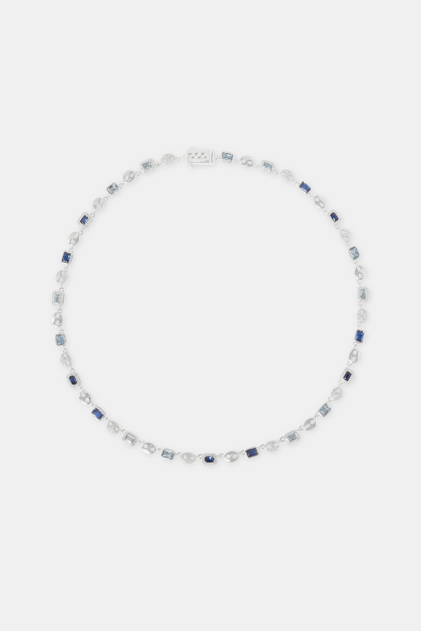 Multi Gemstone Coffee Bean Link Chain - 6mm