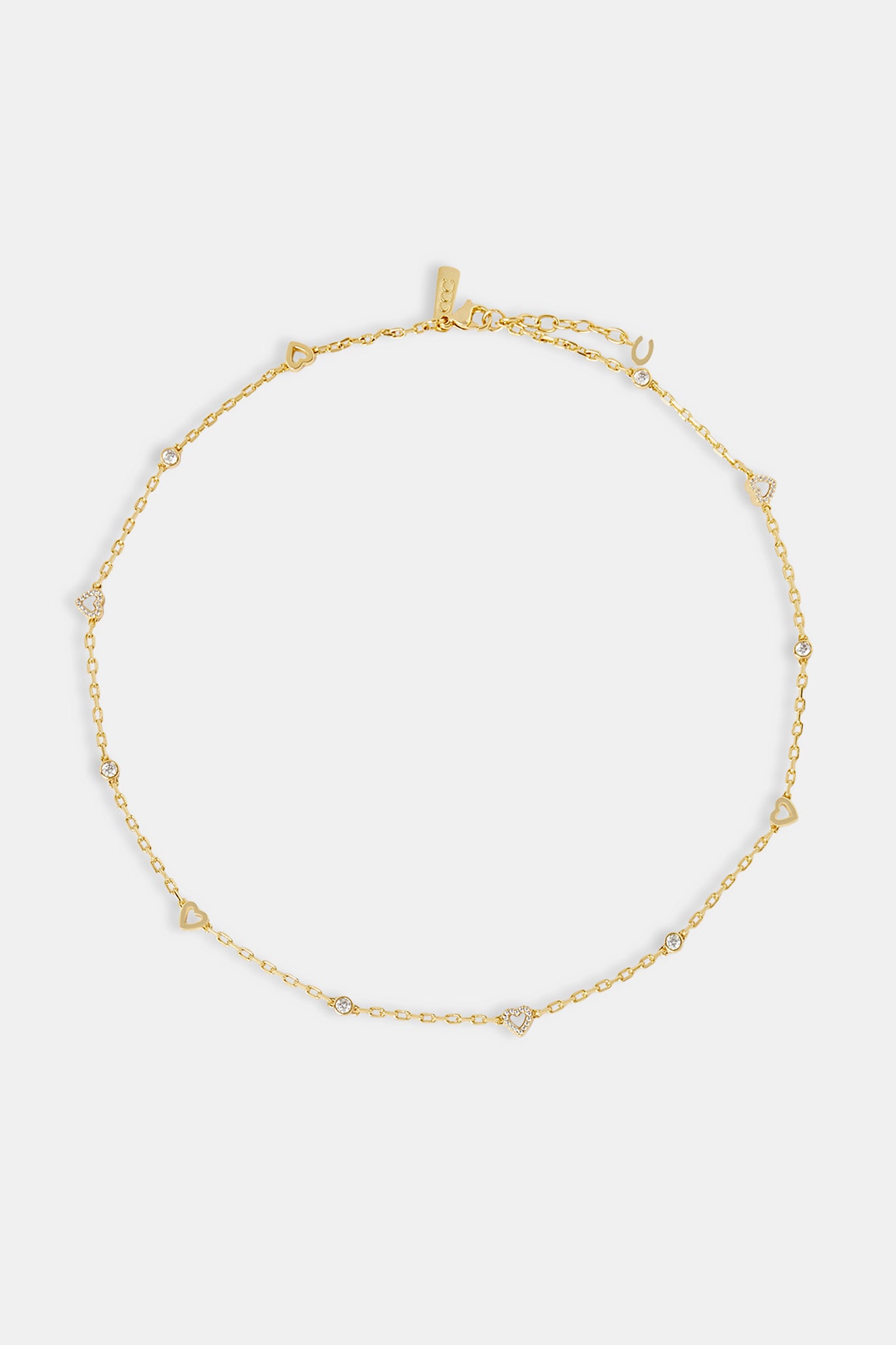 Mother of Pearl Heart Mix Rolo Chain - 8mm