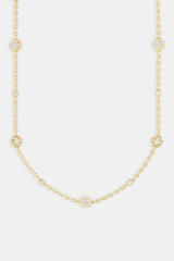 Mother of Pearl Motif Mix Rolo Chain - 8mm