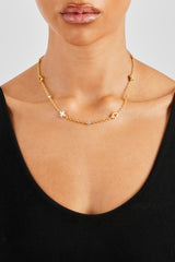 Mother of Pearl Motif Mix Rolo Chain - 8mm