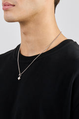 Mother of Pearl Motif Cuban Necklace - 10mm