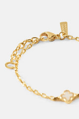 Mother Of Pearl Motif Rolo Bracelet - 8mm