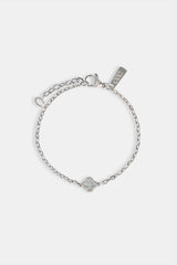 Mother Of Pearl Motif Rolo Bracelet - 8mm - White