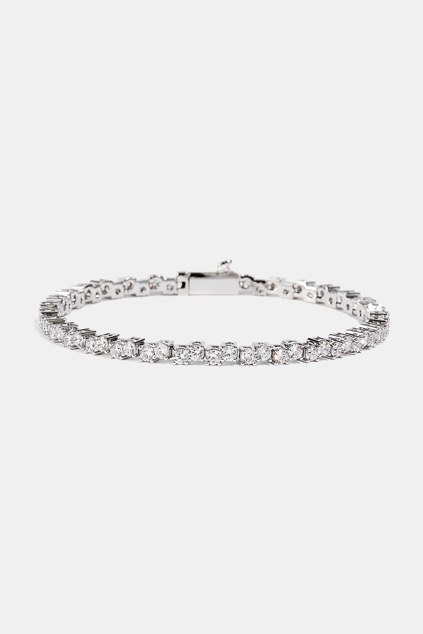 Mixed Square Stone Tennis Bracelet - 3mm