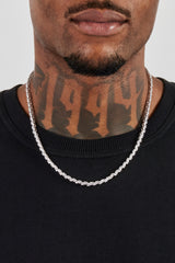 Tenniskette mit gemischten quadratischen Steinen – 3 mm