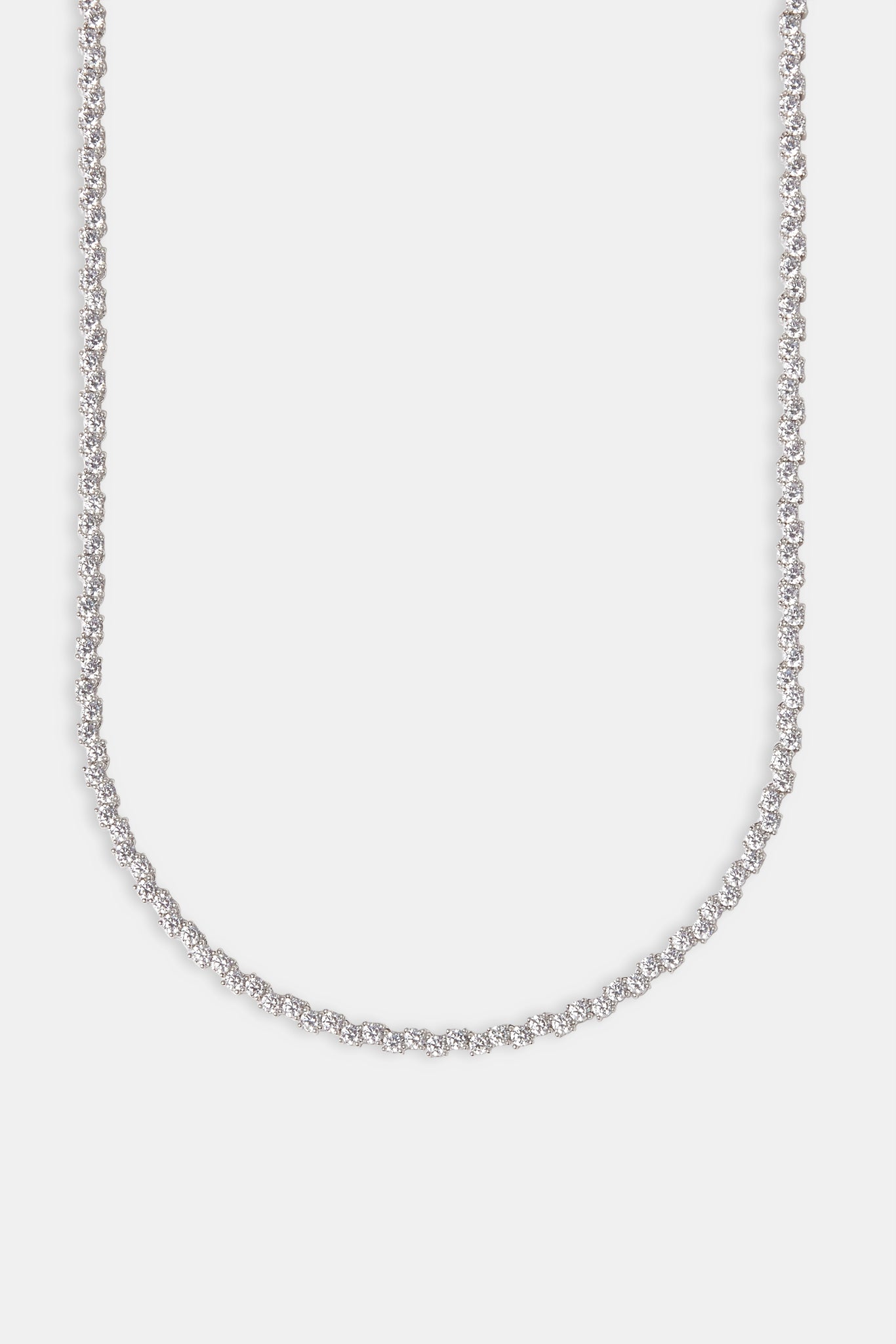 Tenniskette mit gemischten quadratischen Steinen – 3 mm