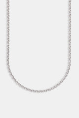 Tenniskette mit gemischten quadratischen Steinen – 3 mm