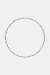 Tenniskette mit gemischten quadratischen Steinen – 3 mm