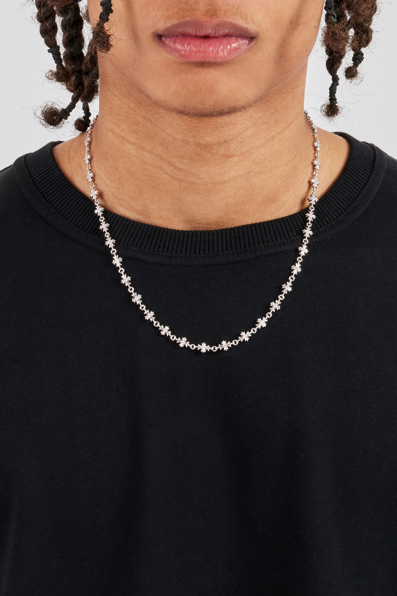 Polished Cross Chain - 6mm