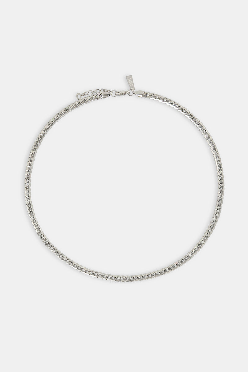 Polished Flat Cuban Chain - 5mm