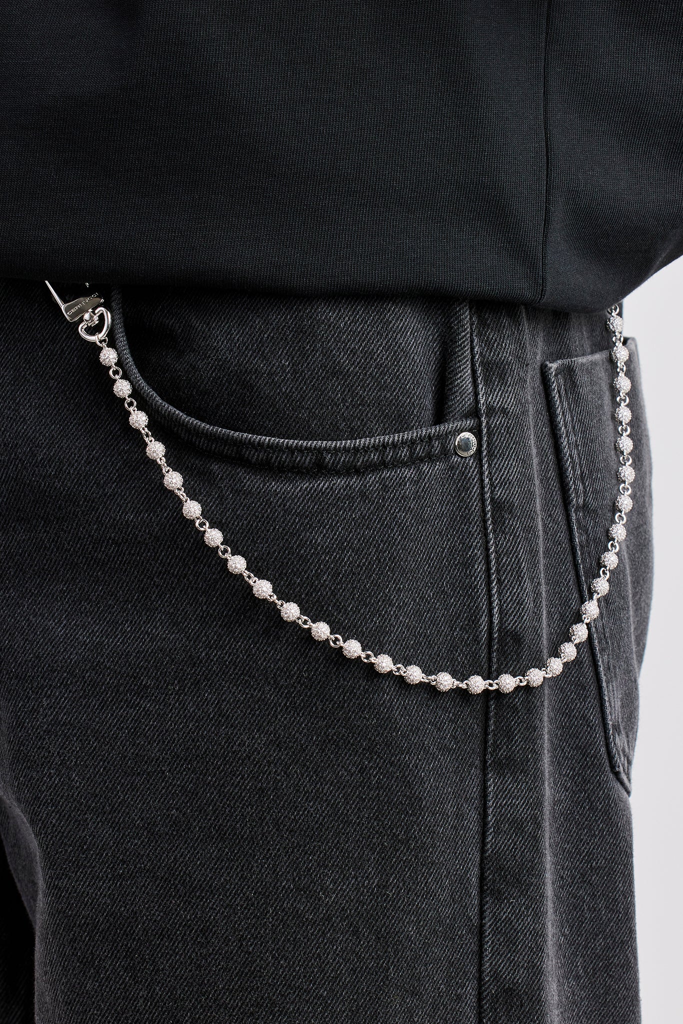 Iced Ball Jean Chain