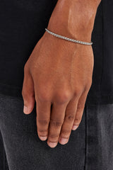 Polished Wheat Link Bracelet - 3mm