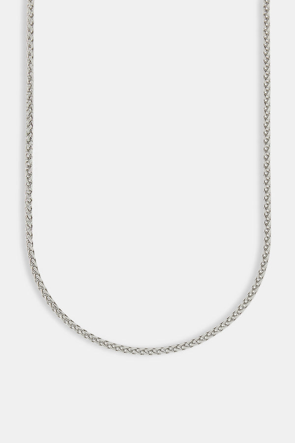 Polierte Weizengliederkette – 3 mm