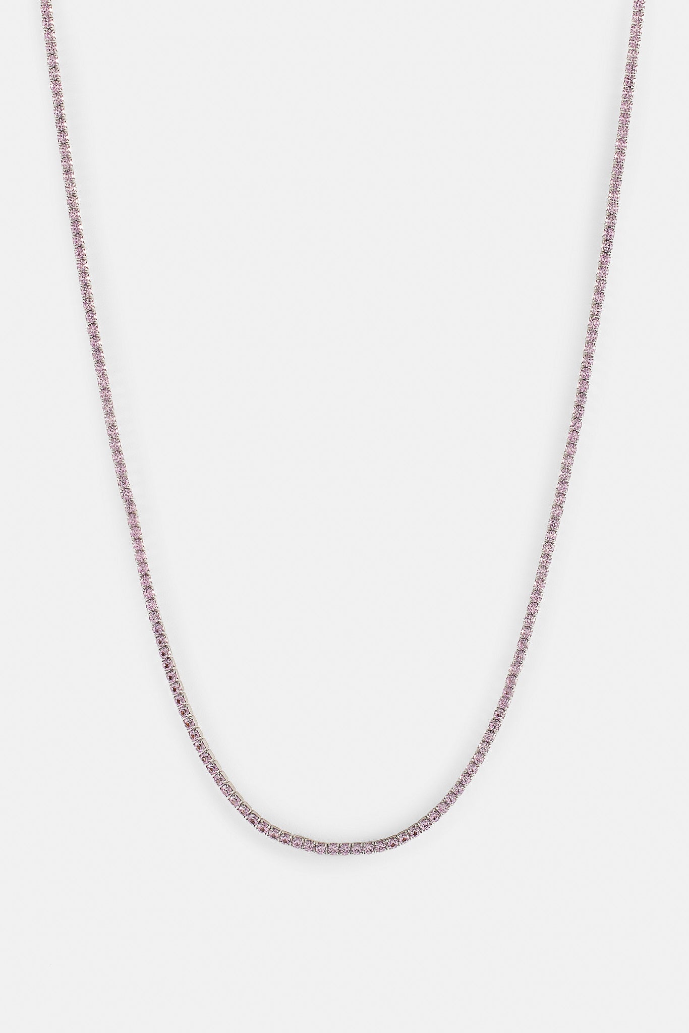 Hellrosa Micro-Tenniskette – 2,5 mm