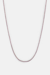 Hellrosa Micro-Tenniskette – 2,5 mm