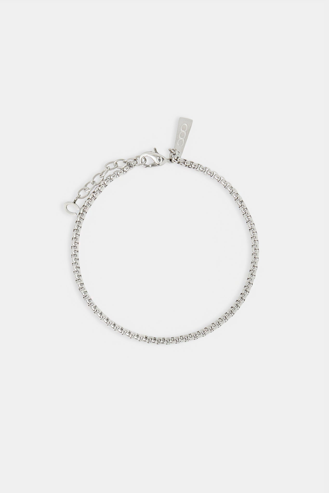 Poliertes Box-Armband – 3 mm