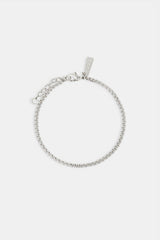 Poliertes Box-Armband – 3 mm