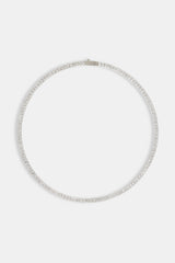 Quadratische Tenniskette mit polierter Kante – 3 mm