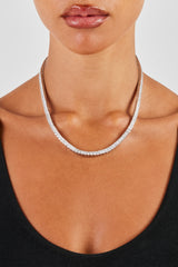 Quadratische Tenniskette mit polierter Kante – 3 mm