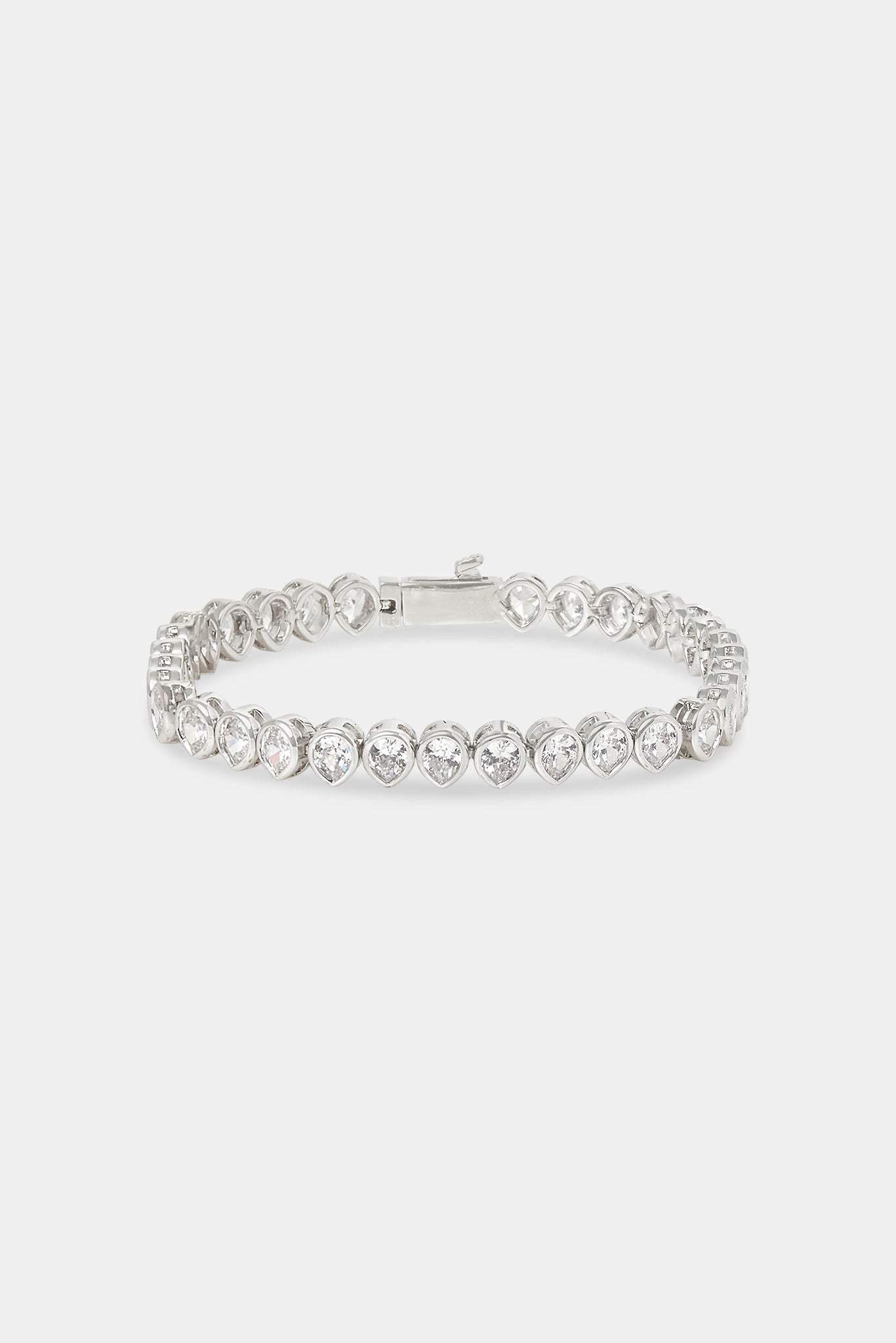 Polished Edge Gemstone Bracelet - 6mm