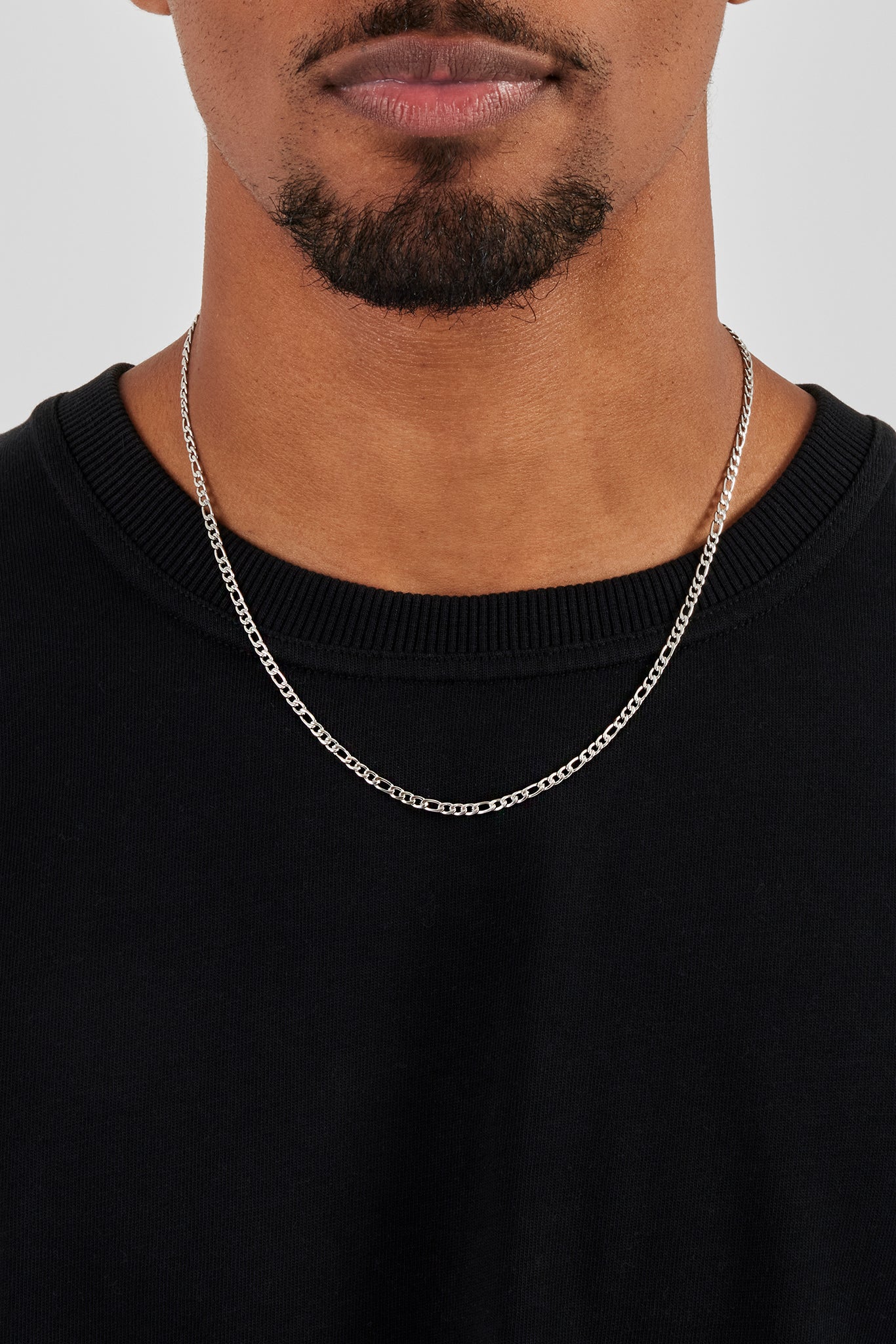 Polierte Figarokette – 3 mm