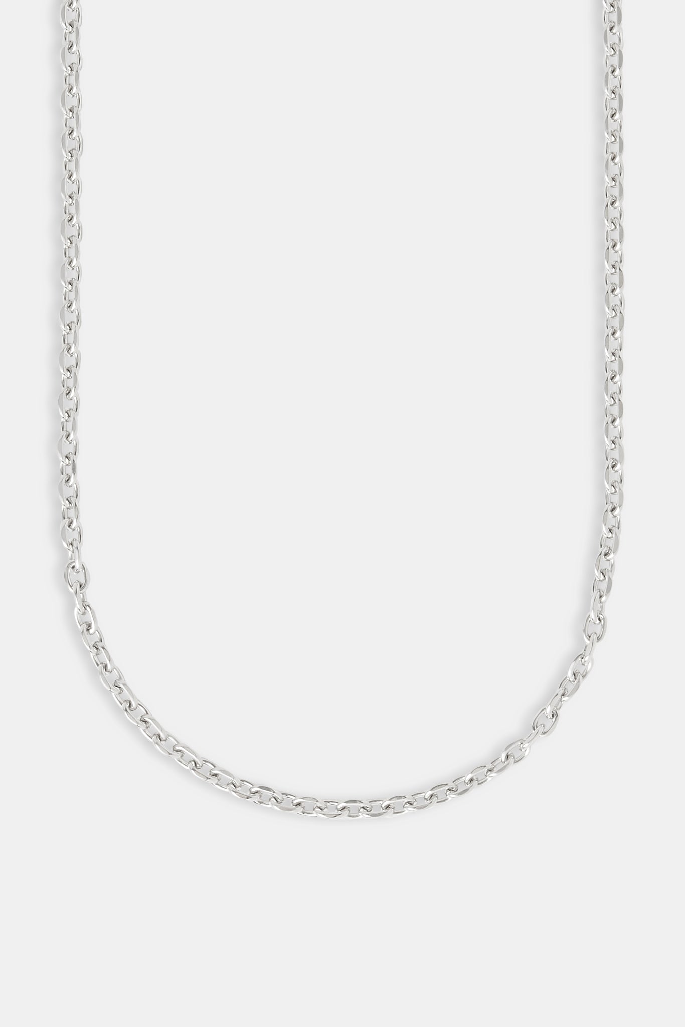 Polierte Rolo-Gliederkette – 5 mm