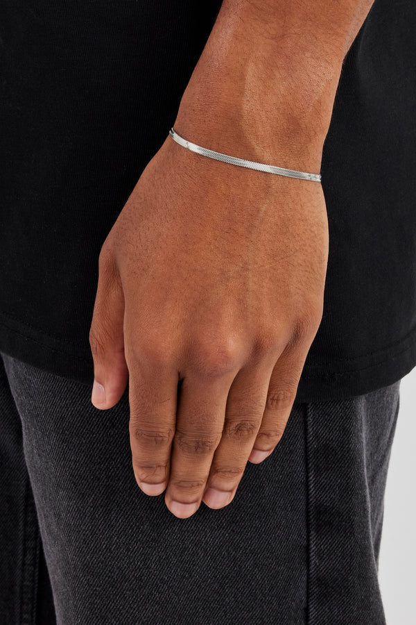 Polished Snake Bracelet - 3mm