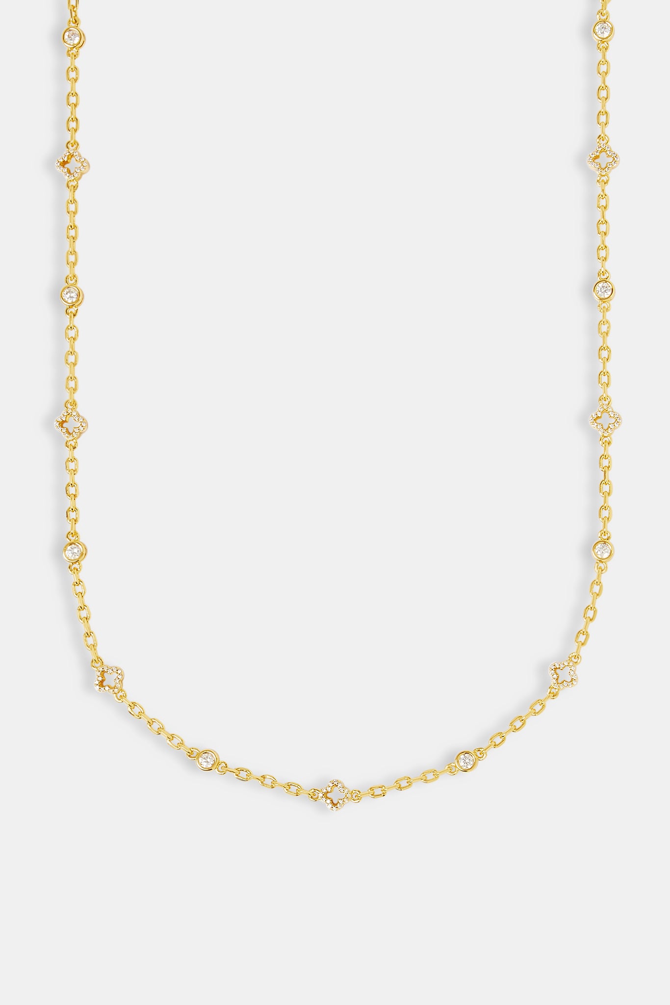 Cut Out Iced Repeat Motif Chain - 6mm