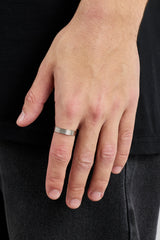 Polished Band Ring - 5mm - White