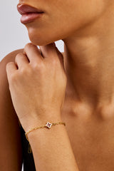 Burgundy Motif Bracelet - 8mm