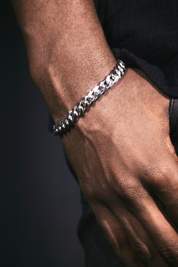 925 Sterling Silver Chunky Cuban Bracelet
