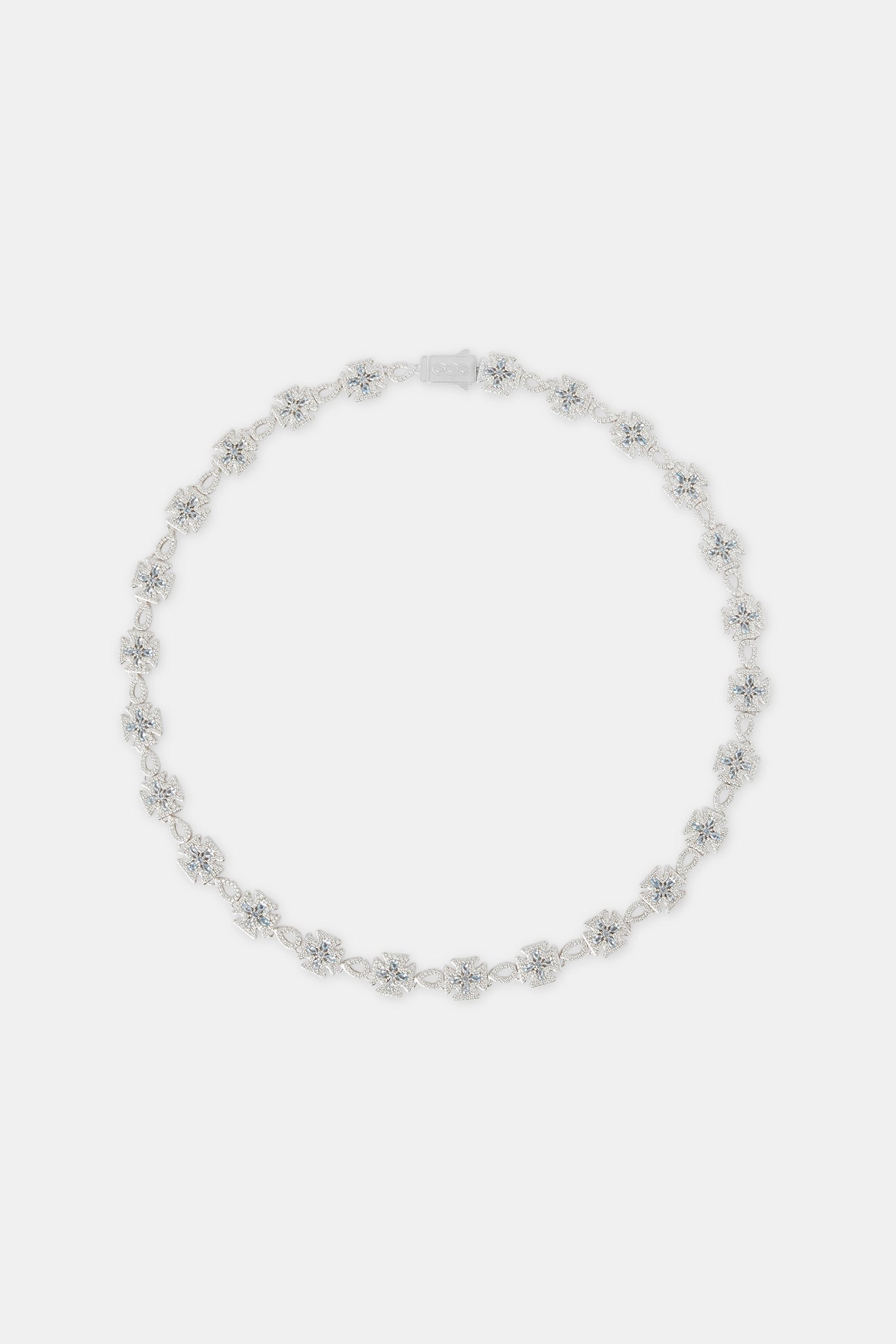 Blaue Eisgliederkette mit Motiv – 10 mm