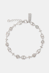 Poliertes Armband mit gemischten Motiven – 6 mm