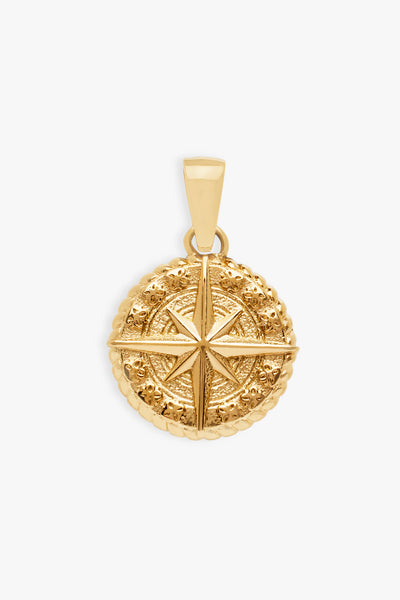 Compass and Star Necklace, Gold Pendant Necklace – AMYO Jewelry