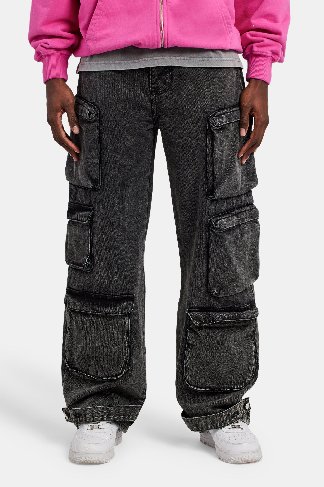 Acid Wash Utility Cargo Jeans | Mens Denim | Shop Denim Jeans at Acid Wash Utility Cargo Jeans | Mens Denim | Shop Denim Jeans at