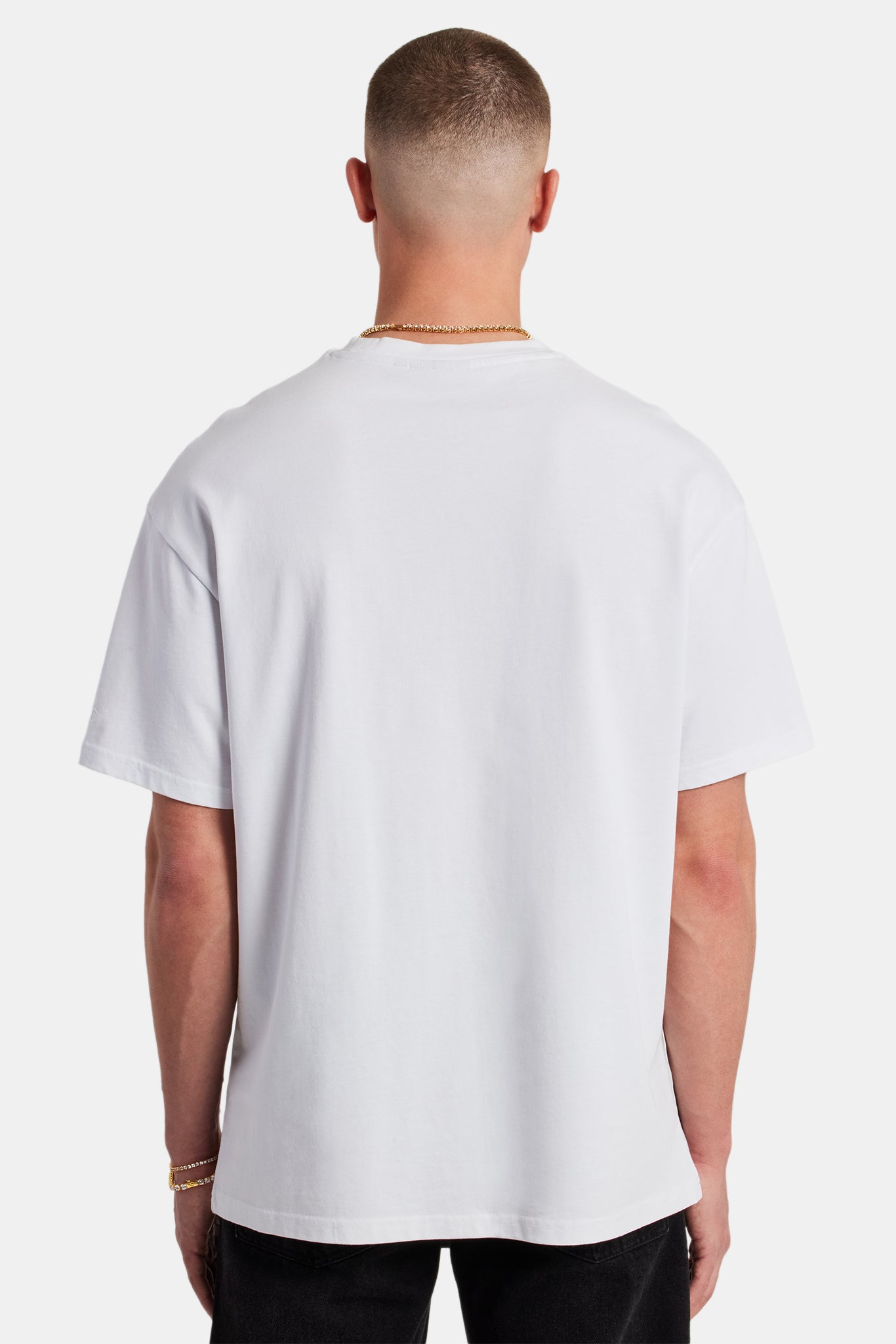 Cernucci Knuckles Oversized T-Shirt - White
