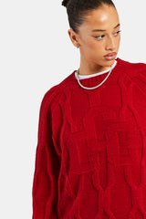 CCC Raglanpullover - Rot